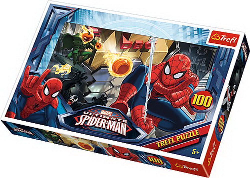 Puzzle trefl 100 iesirea spiderman