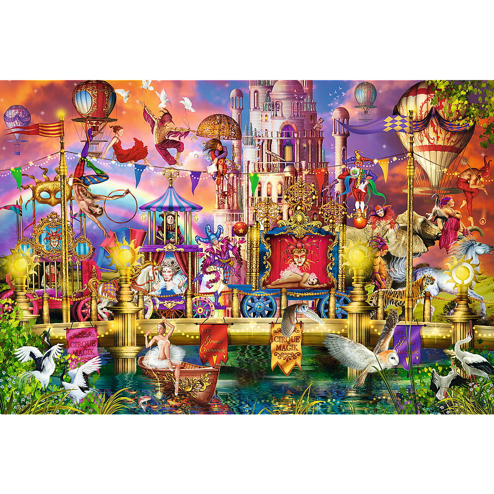 Puzzle trefl din lemn 500+1 piese lumea magica