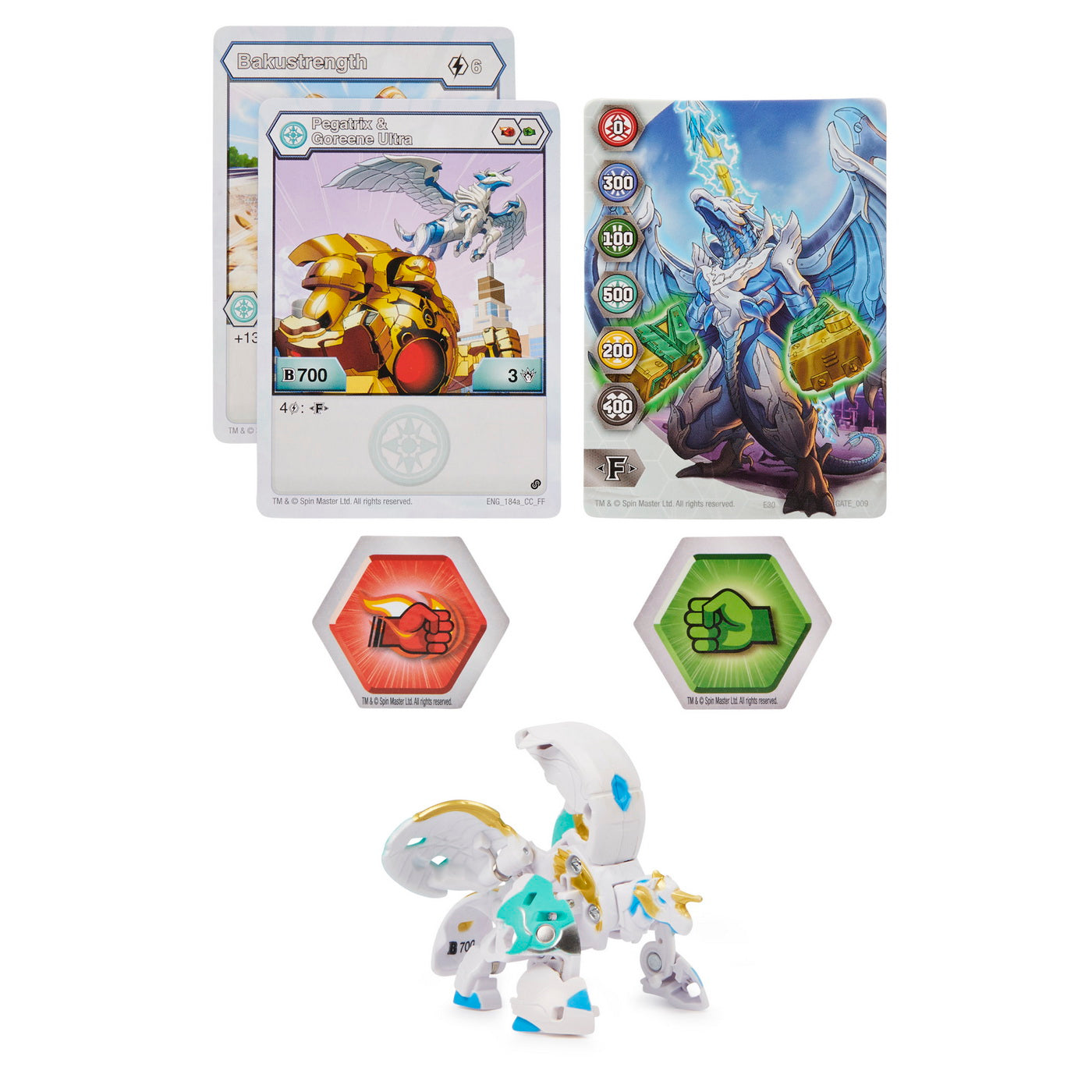 Bakugan s2 bila ultra pegatrix goreene cu card baku-gear