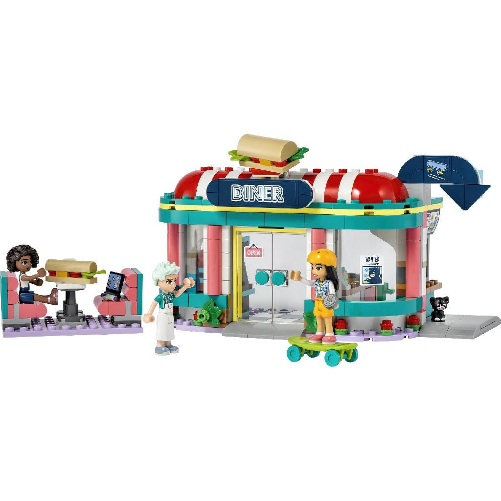 Lego friends restaurant in centrul orasului heartlake 41728