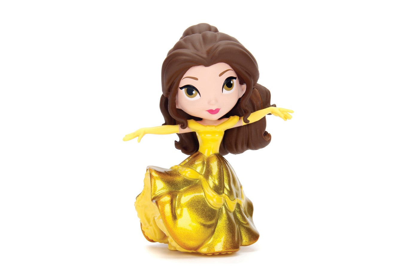 Jada figurina disney princess belle cu rochita aurie 10cm