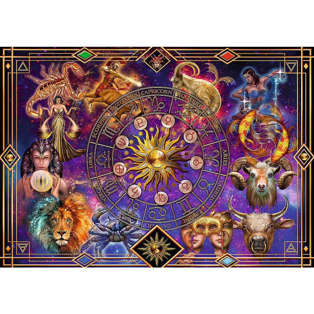 Puzzle trefl spiral 1040 piese semne zodiacale