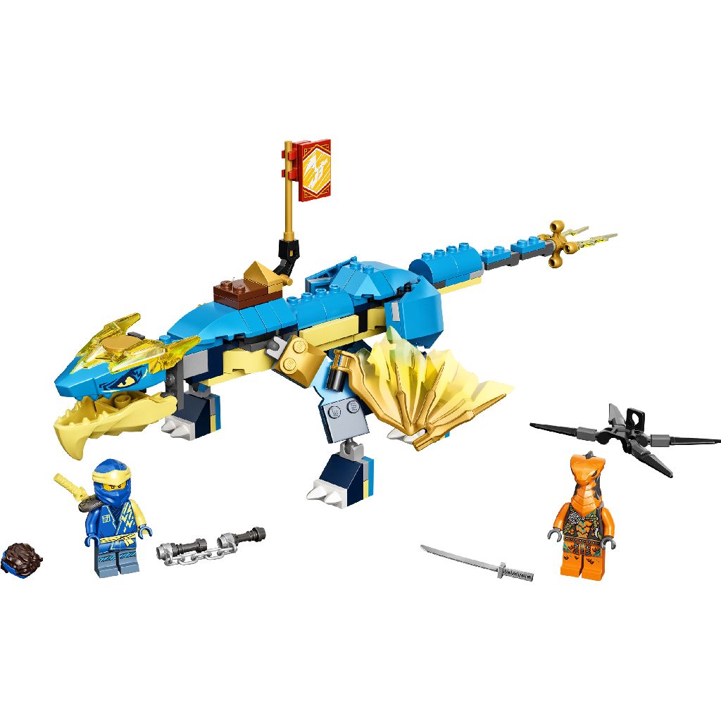 Lego ninjago dragonul evo de tunet al lui jay 71760