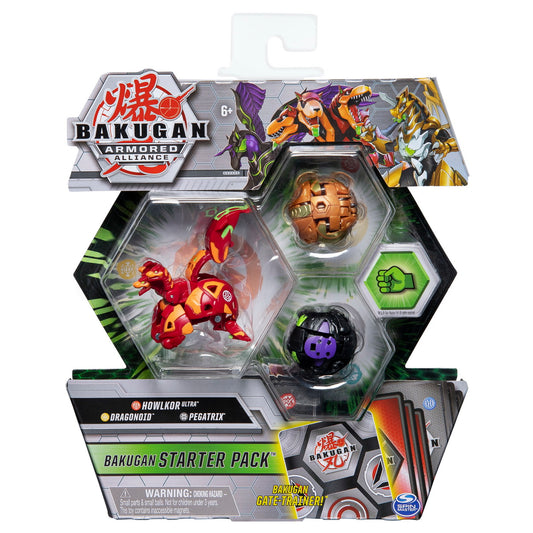 Bakugan s2 pachet de start dragonoid howlkor si pegatrix ultra