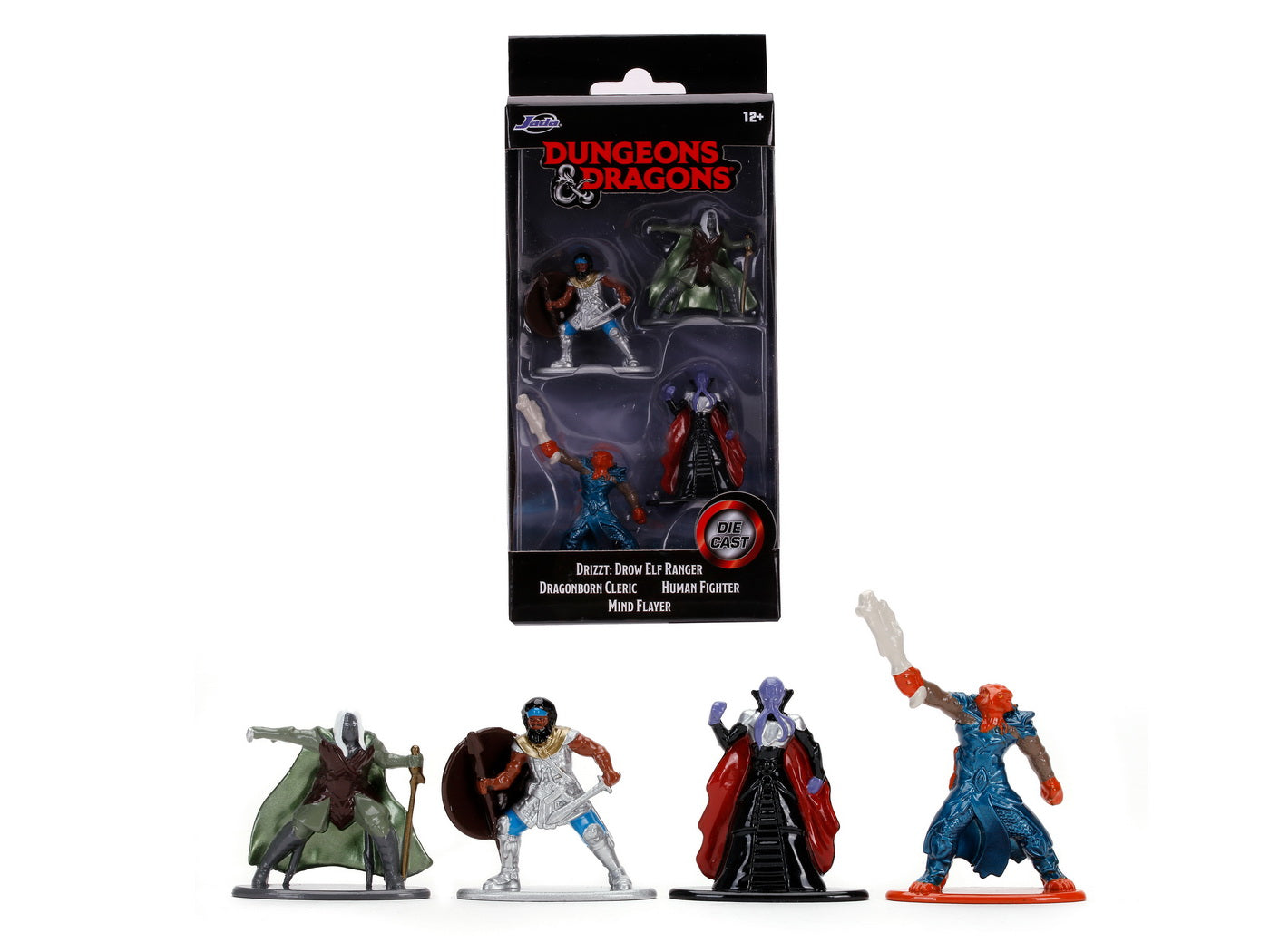 Set 4 figurine dungeons dragons 4 cm