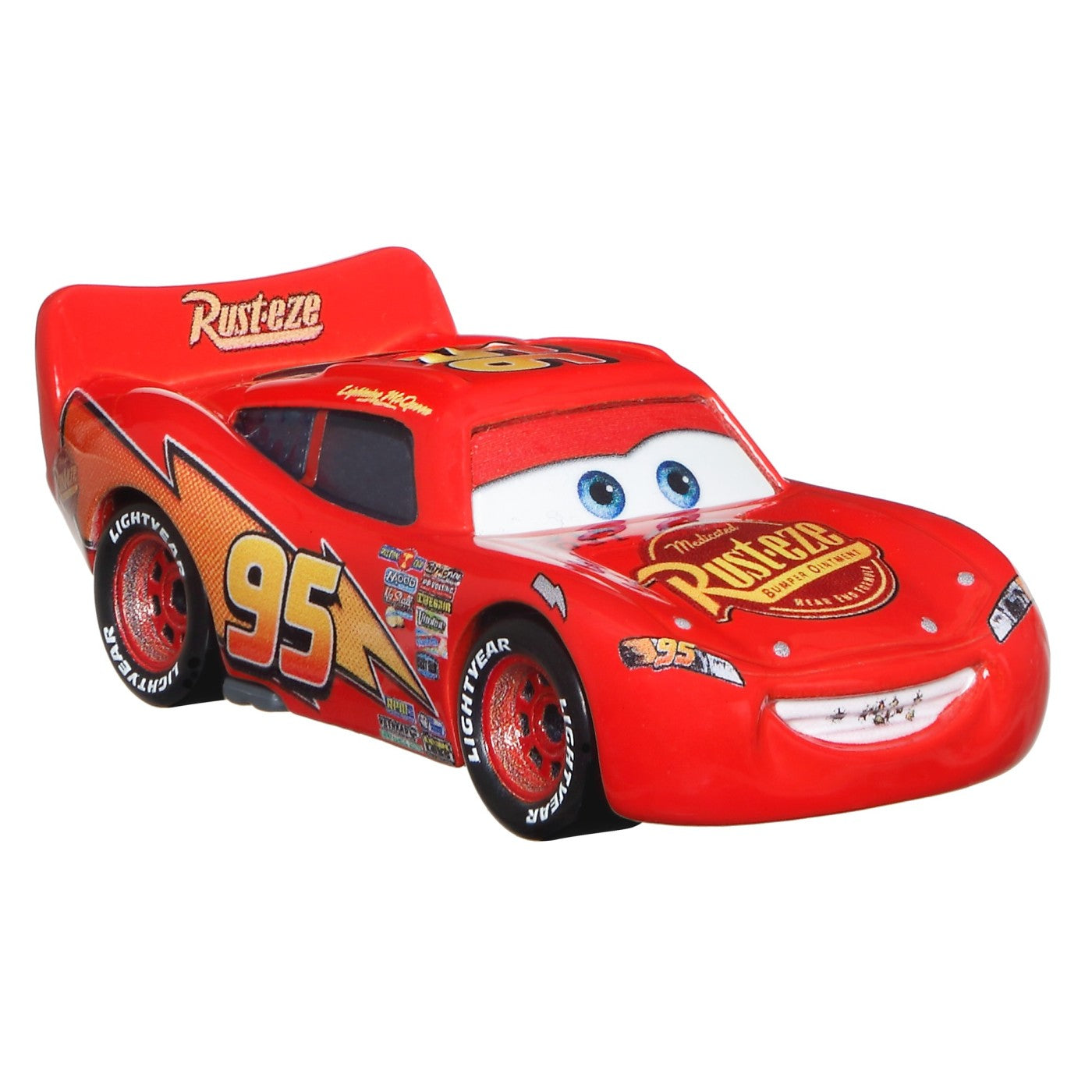 Masinuta metalica cars3 personajul fulger mcqueen cu gura de gandaci