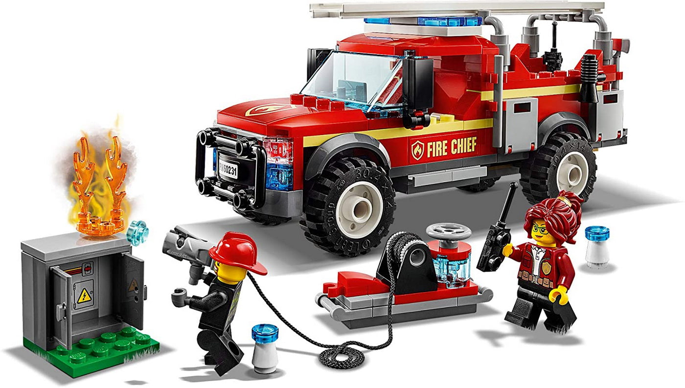 Lego city camionul de interventie al comandantului pompierilor 60231