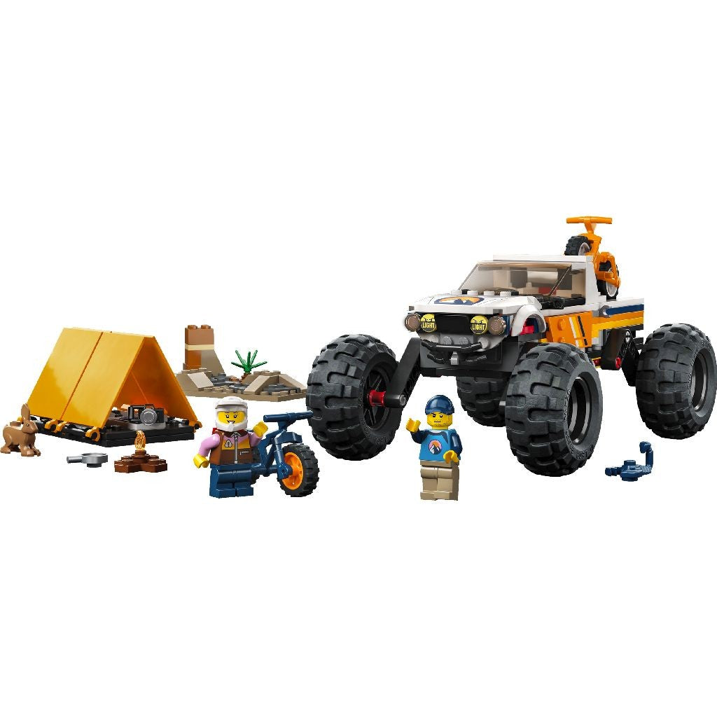 Lego city aventuri off road cu vehciul 4x4 60387