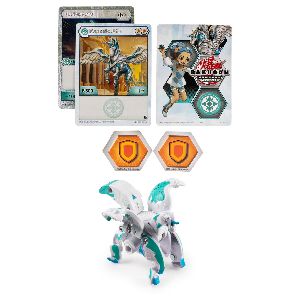 Bakugan s2 bila ultra pegatrix cu card baku-gear