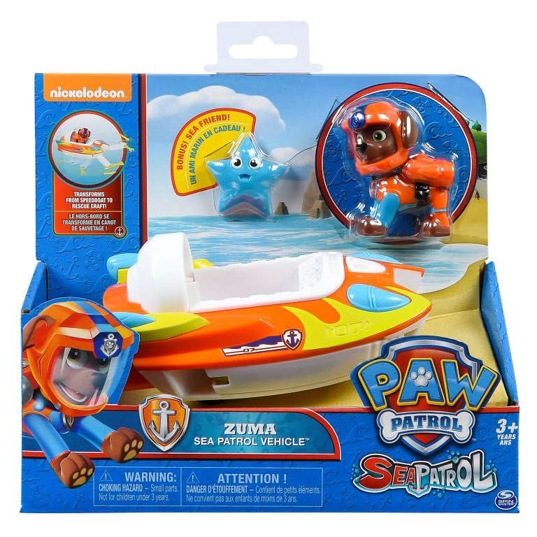 Sea patrol zuma figurina cu salupa