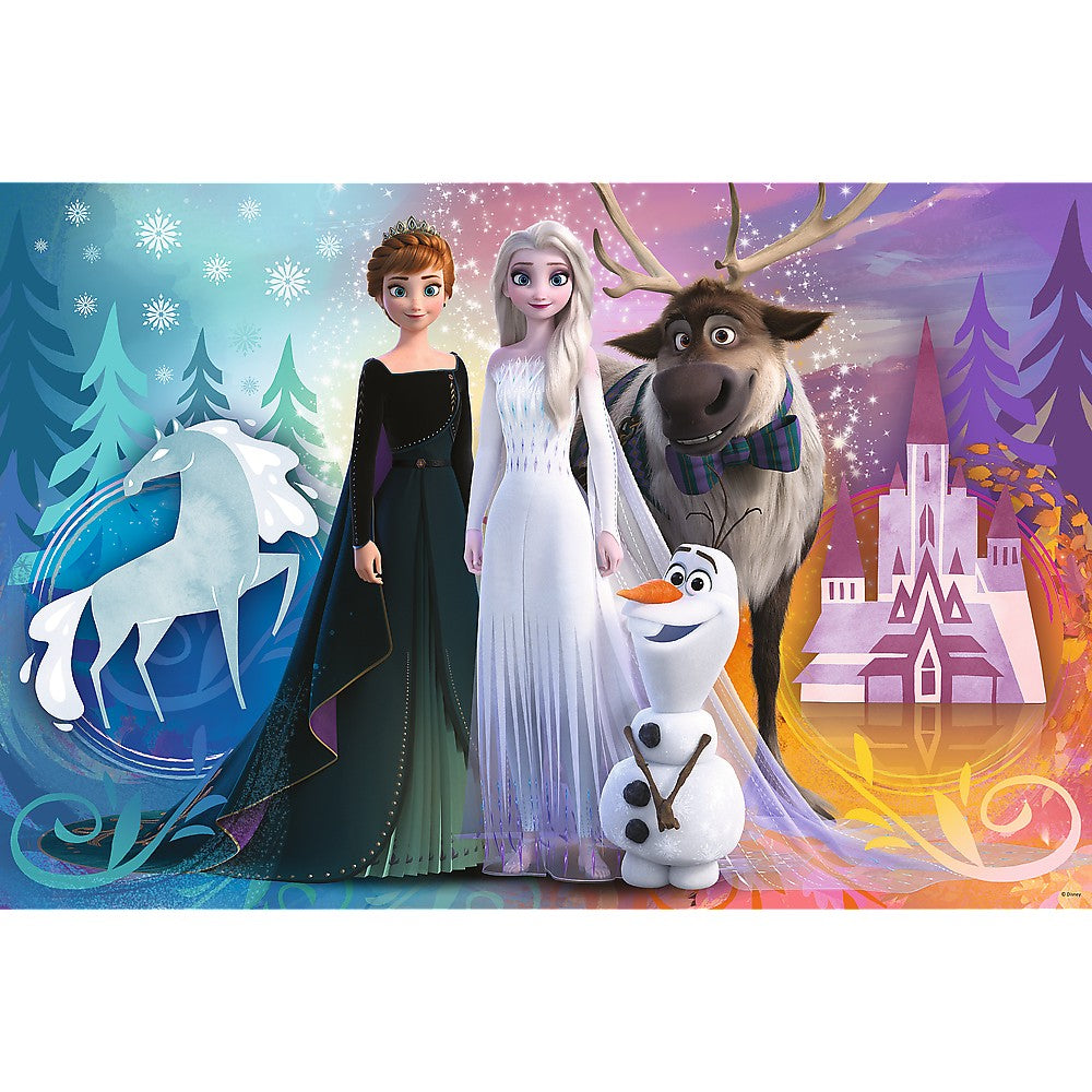 Puzzle trefl primo  24 super maxi disney frozen 2 regatul inghetat