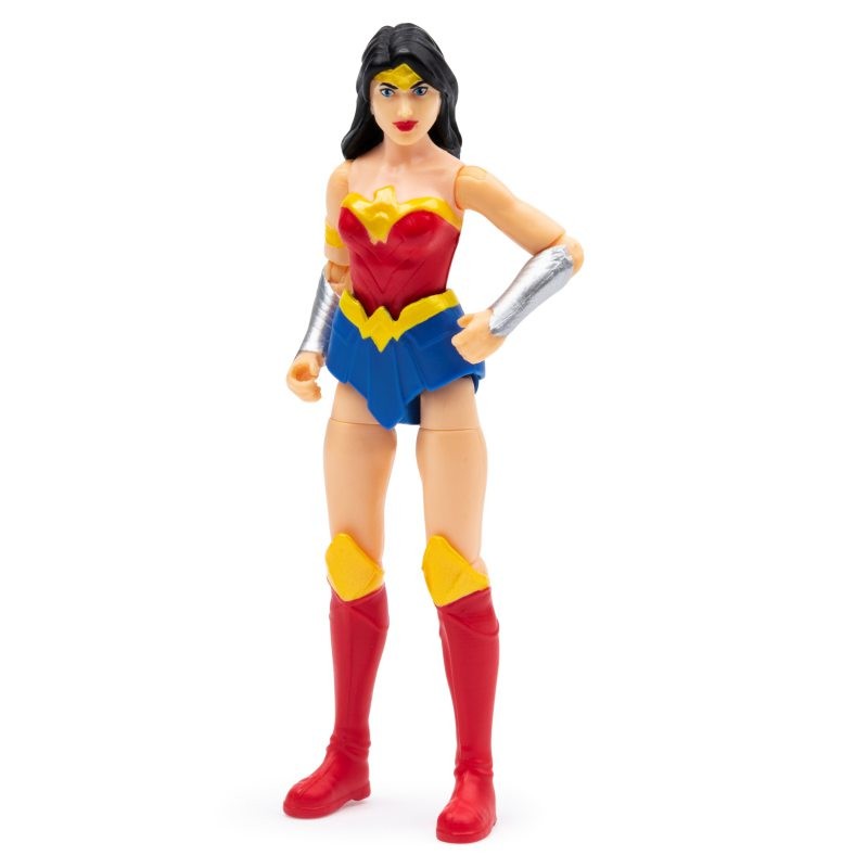 Figurina wonder woman 10cm flexibila cu accesorii