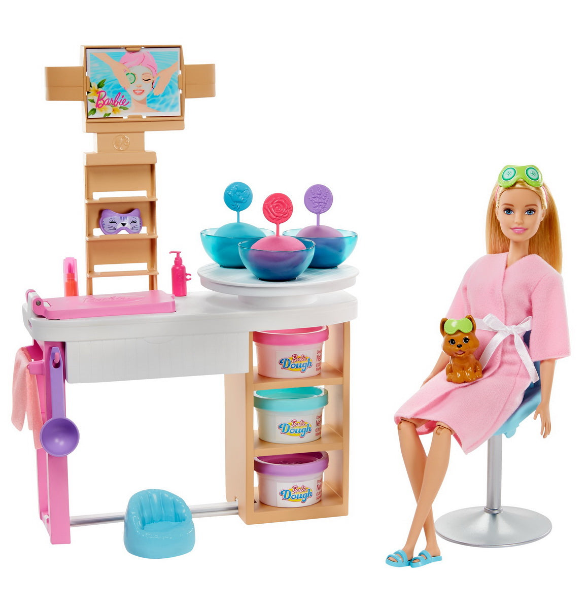 Barbie set de joaca o zi la salonul spa