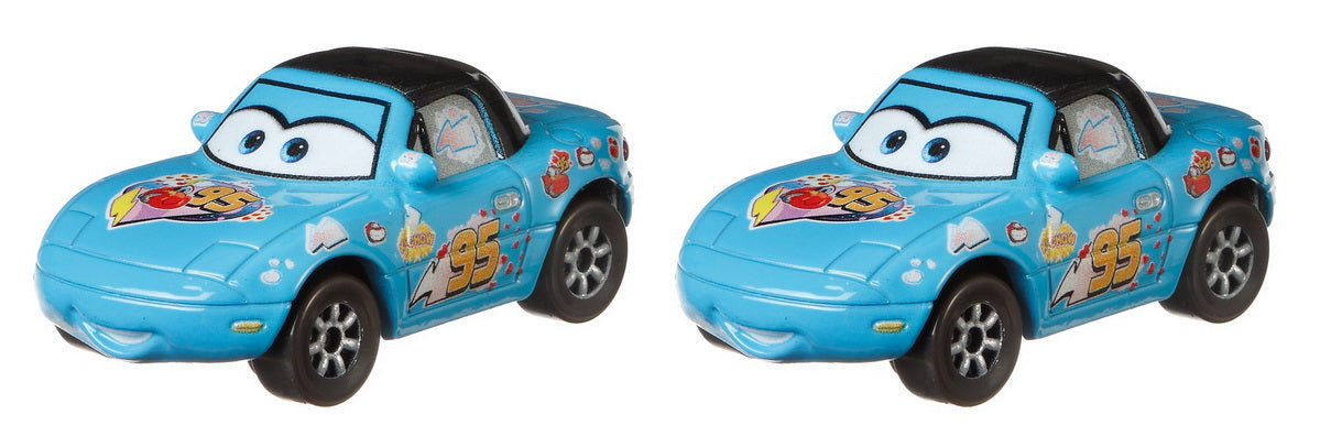 Cars3 set 2 masinute metalice dinoco mia si dinoco tia