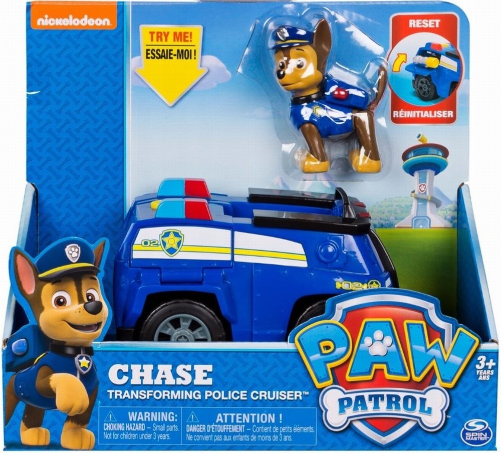 Set de joaca chase si masina de politie patrula catelusilor