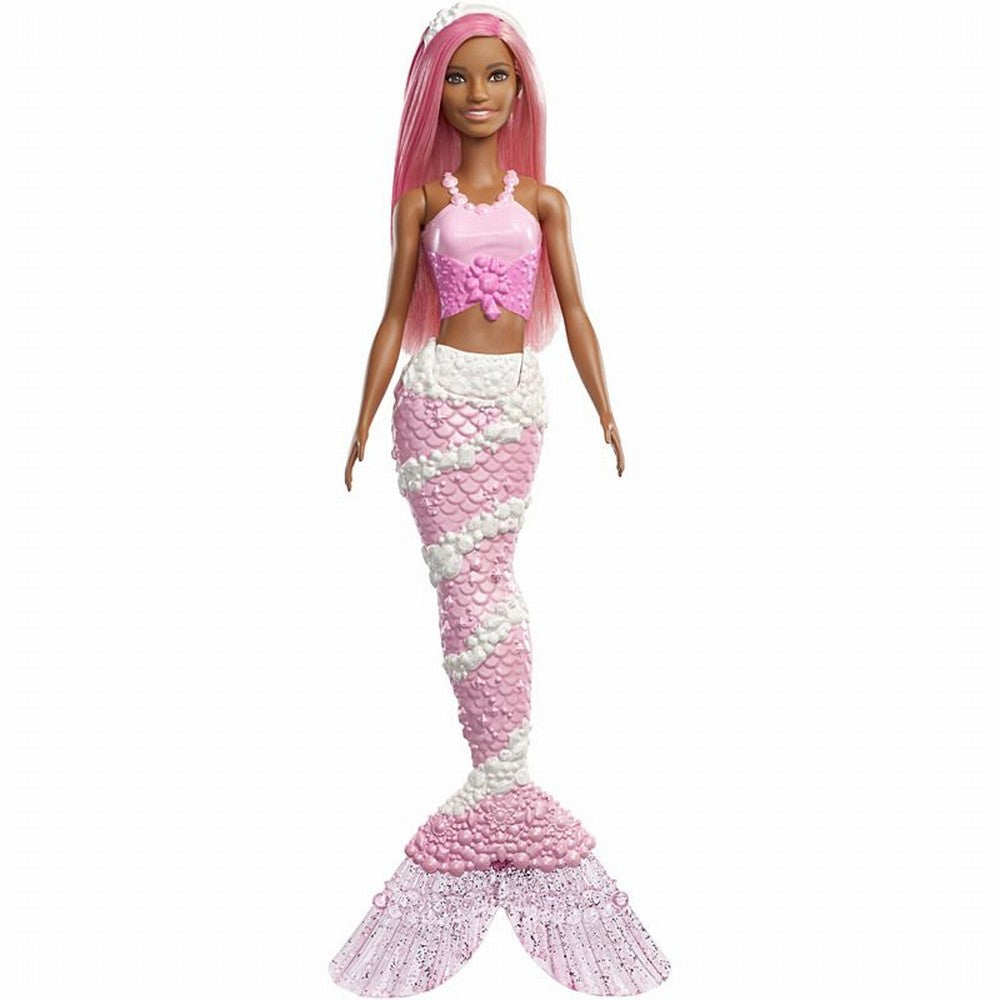 Barbie papusa dreamtopia sirena cu corpul violet