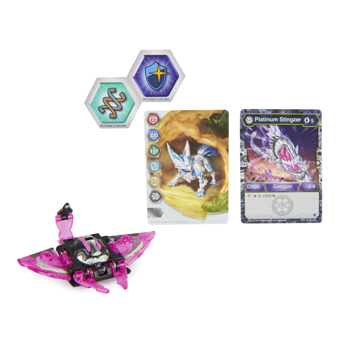 Bakugan s4 figurina metalica stingzer