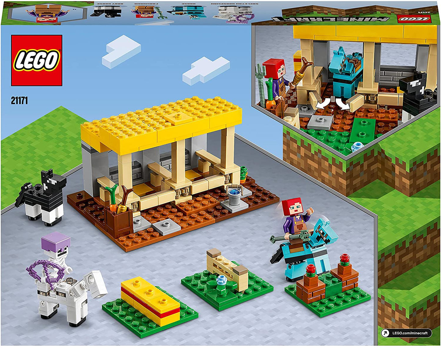 Lego minecraft grajdul pentru cai 21171