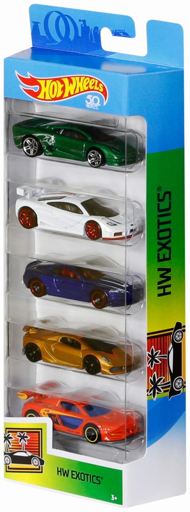 Set 5 masinute hot wheels exotics