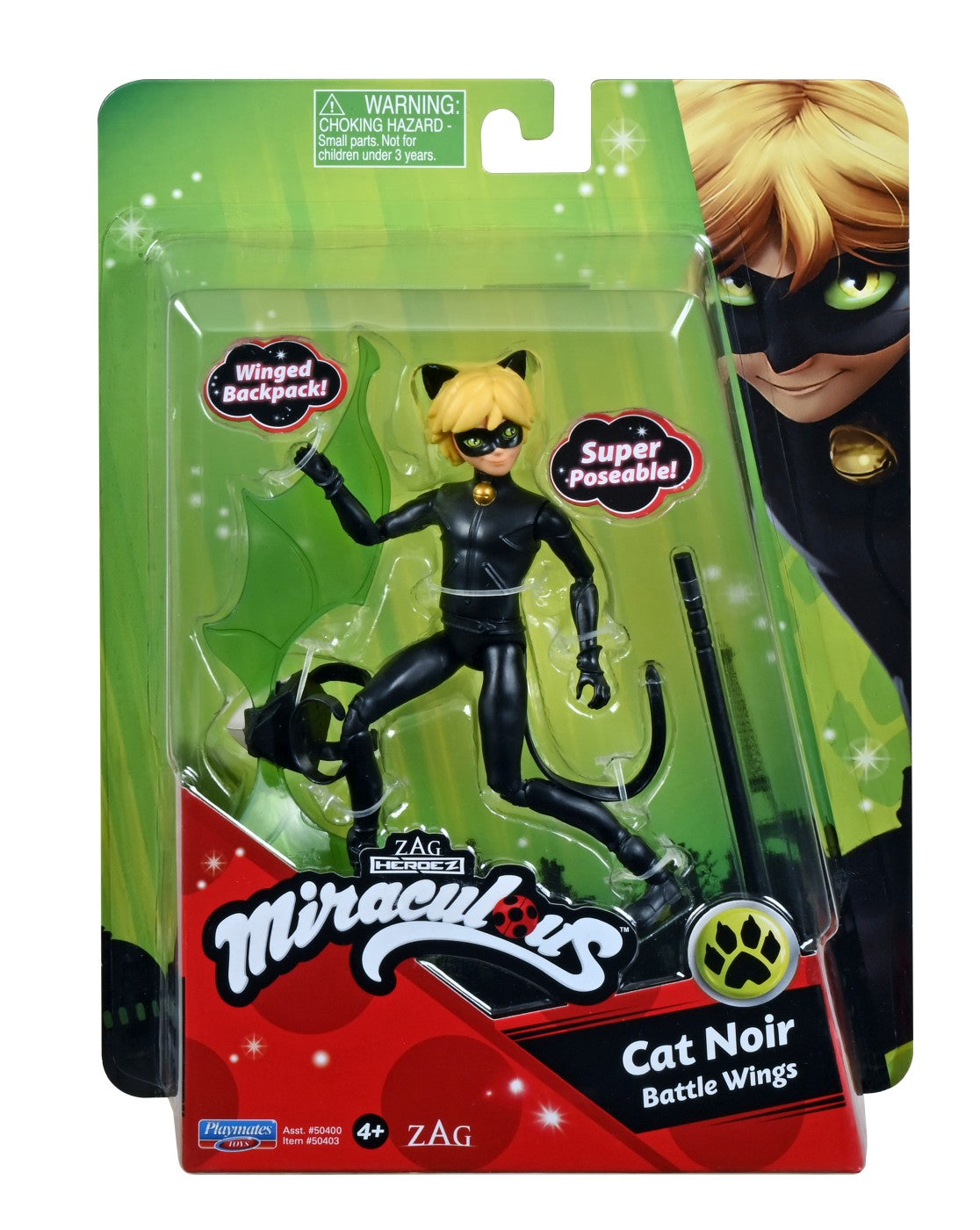 Miraculos buburuza figurina cat noir 12cm