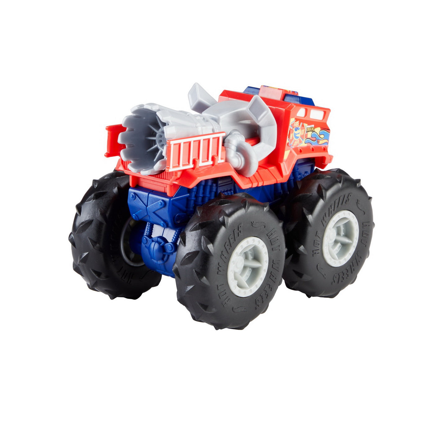 Hot wheels monster truck masinuta twister tredz 5 alarm scara 1:43