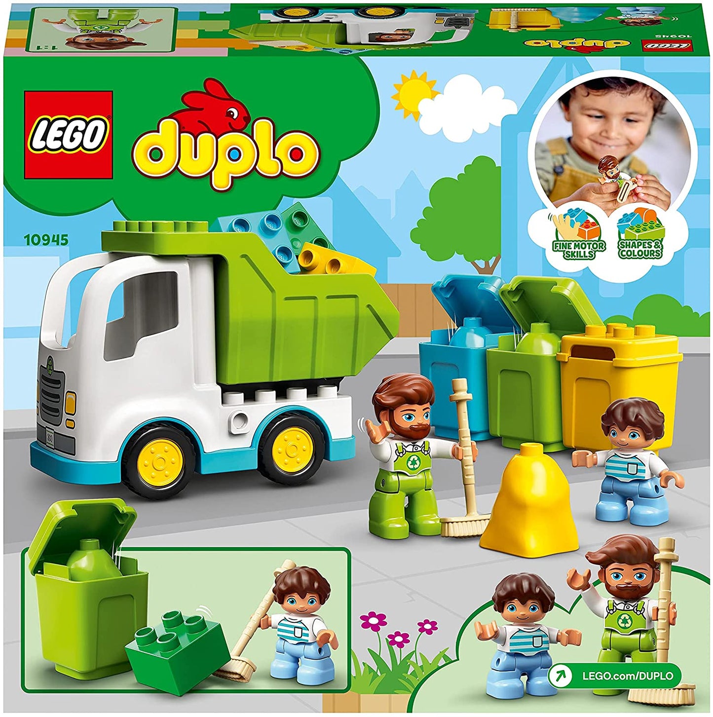 Lego duplo  autogunoiera si reciclare 10945