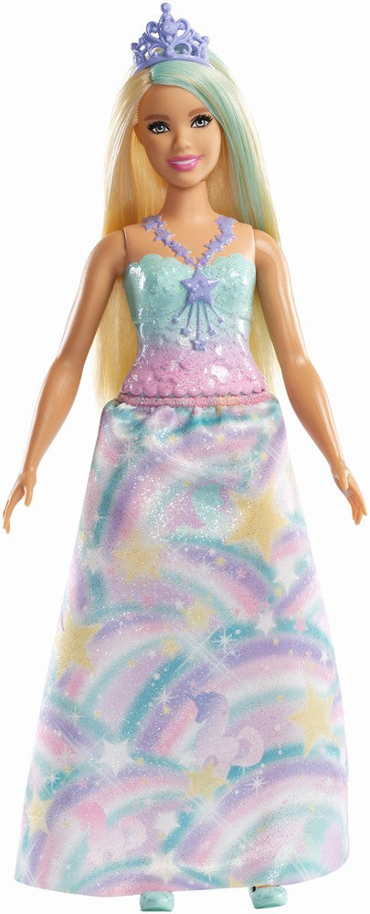 Papusa barbie dreamtopia printese cu suvita verde