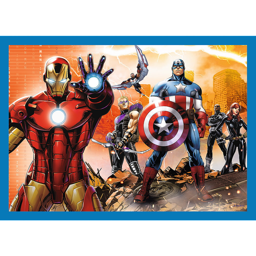 Puzzle trefl 4in1 avengers - razbunatorii curajosi