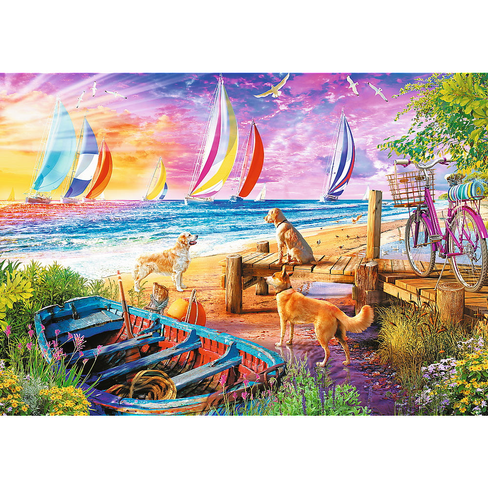 Puzzle trefl uft 1000 barcile pe mare