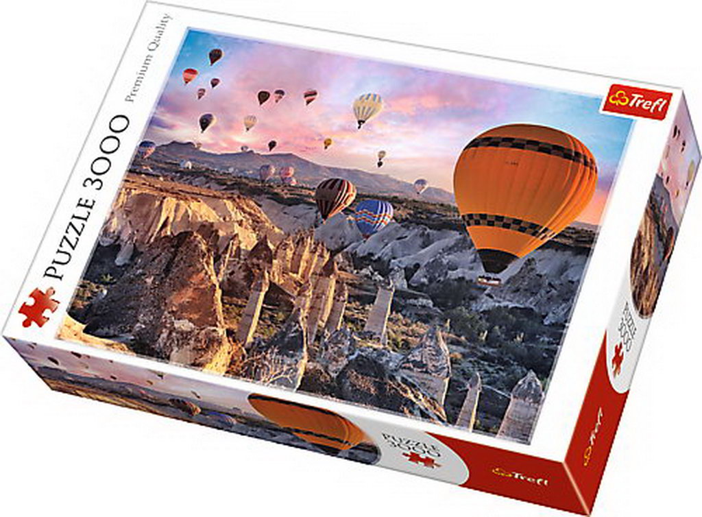 Puzzle trefl 3000 in aer cu balonul