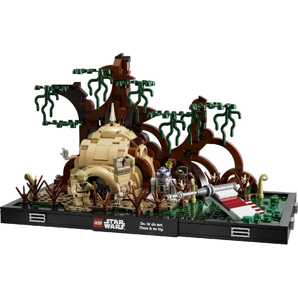 Lego star wars diorama antrenamentului jedi de pe dagobah 75330