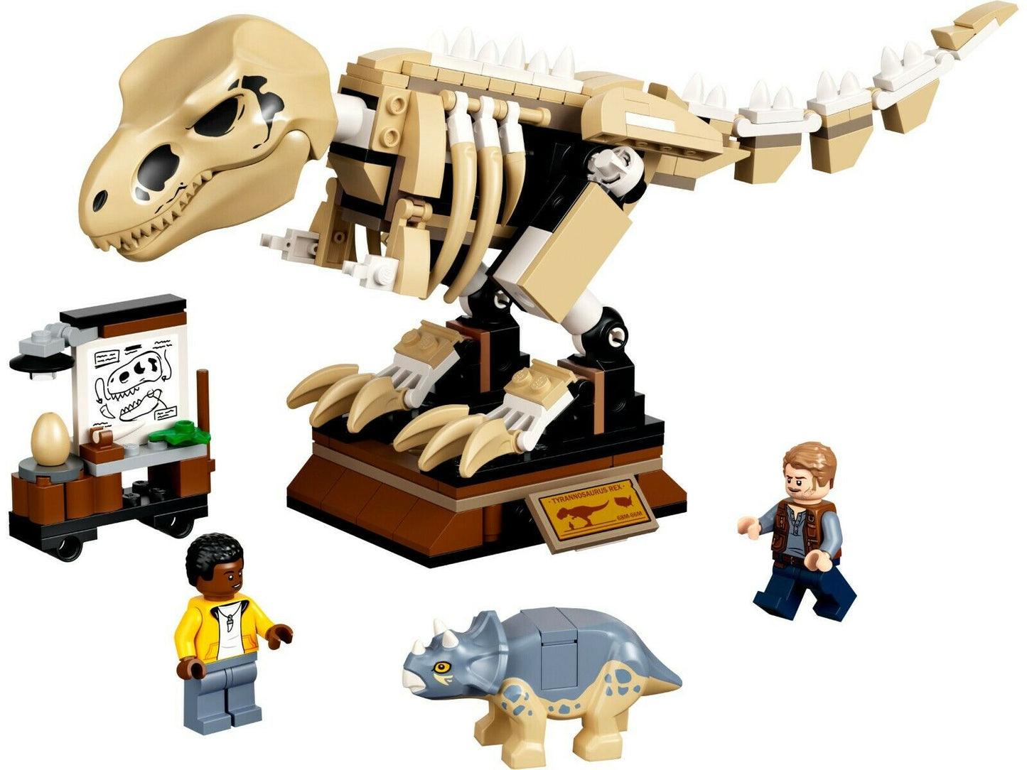 Lego jurassic world expozitia fosilei dinozaurului t rex