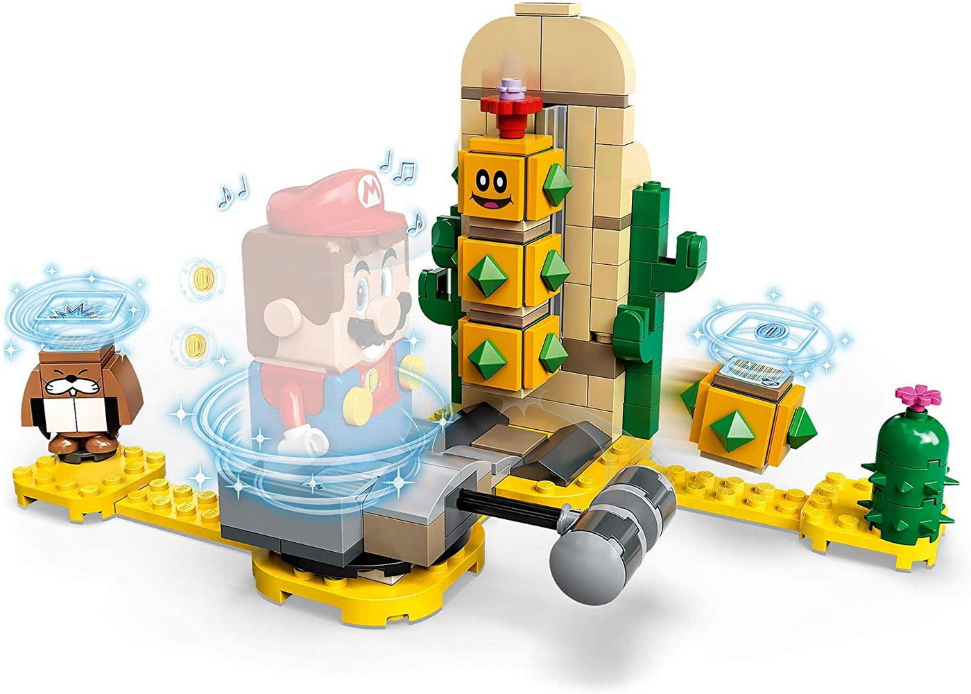 Lego super mario set de extindere pokey in desert 71363