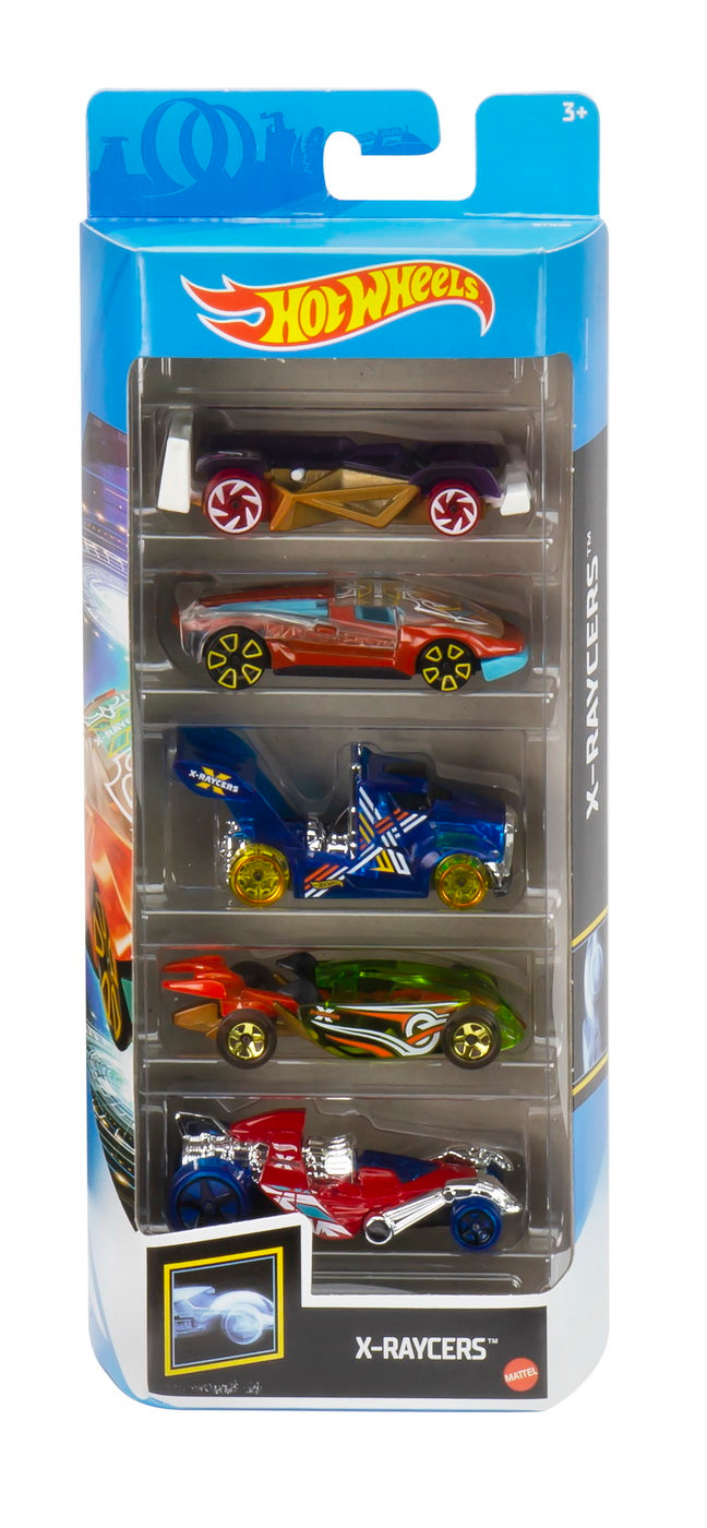 Set 5 masini hot wheels x-raycers scara 1:64