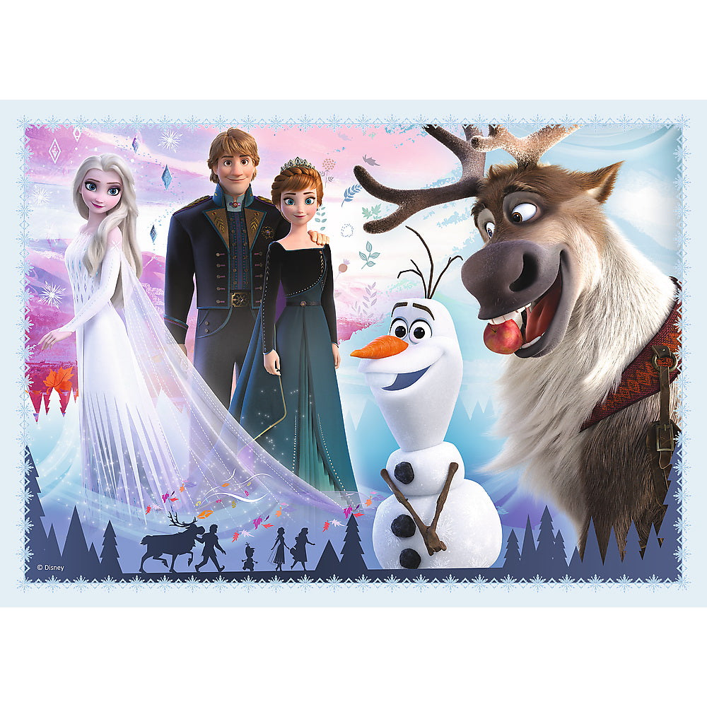 Puzzle trefl 4in1 frozen2 padurea magica