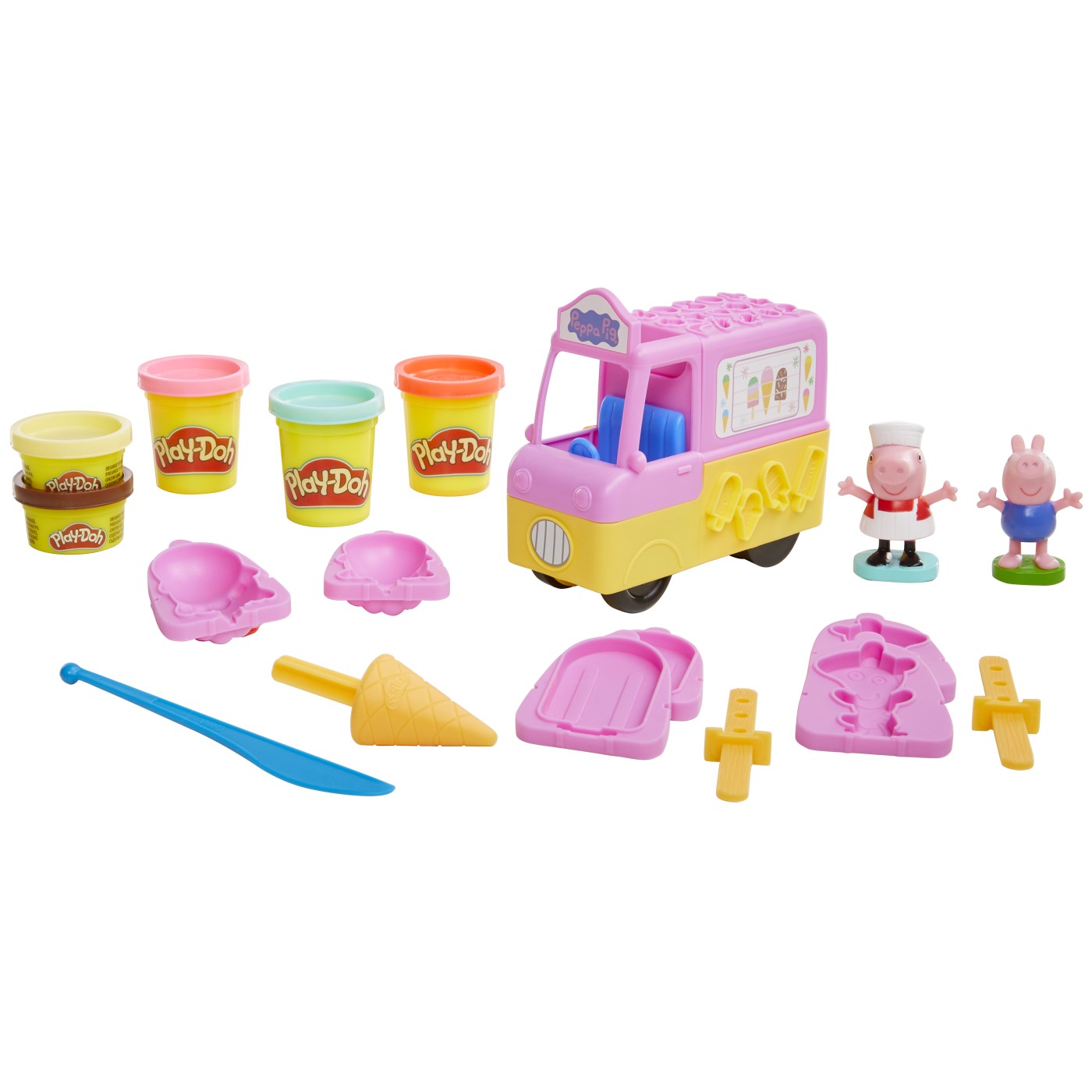 Play doh peppa pig si masina de inghetata