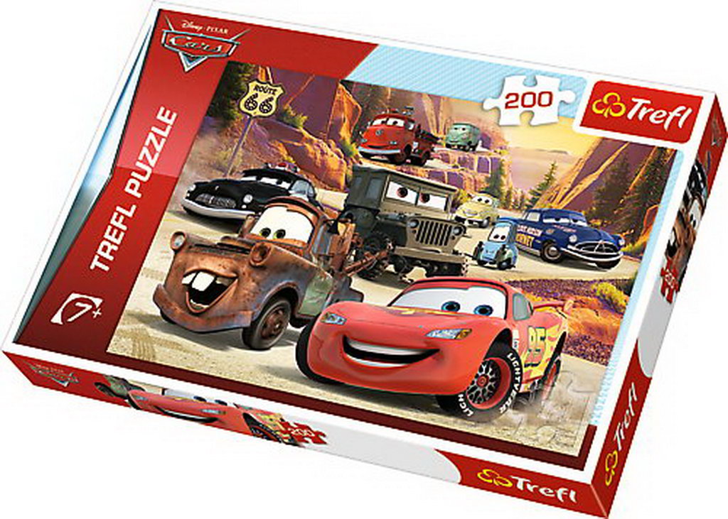 Puzzle trefl 200 calatorie in munti cars