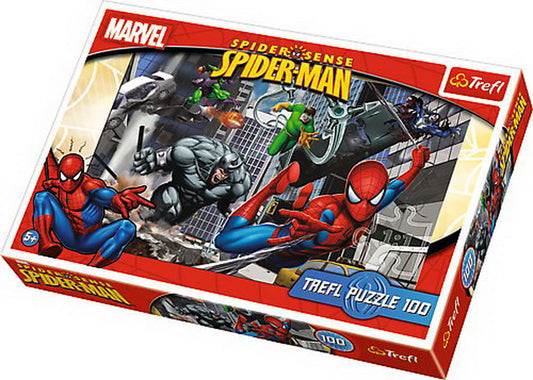 Puzzle trefl 100 atacul lui spiderman