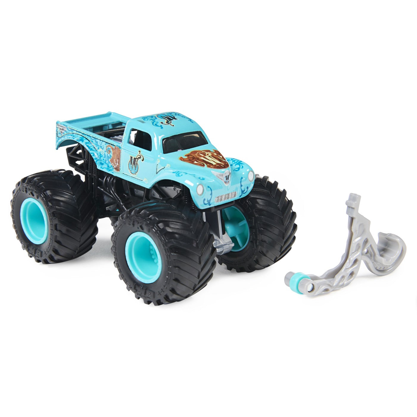 Monster jam masinuta metalica whiplash scara 1 la 64