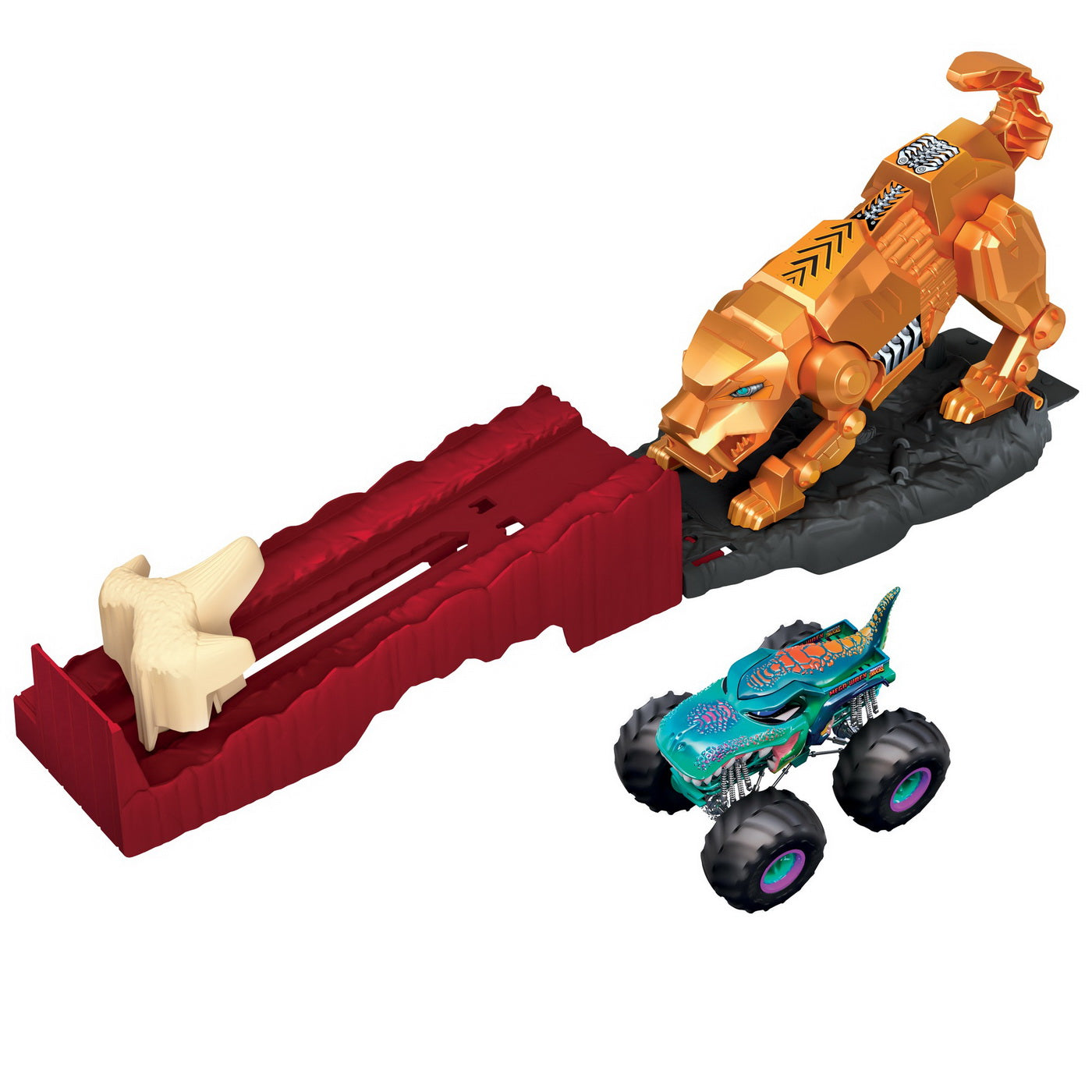 Hot wheels monster truck set sabretooth