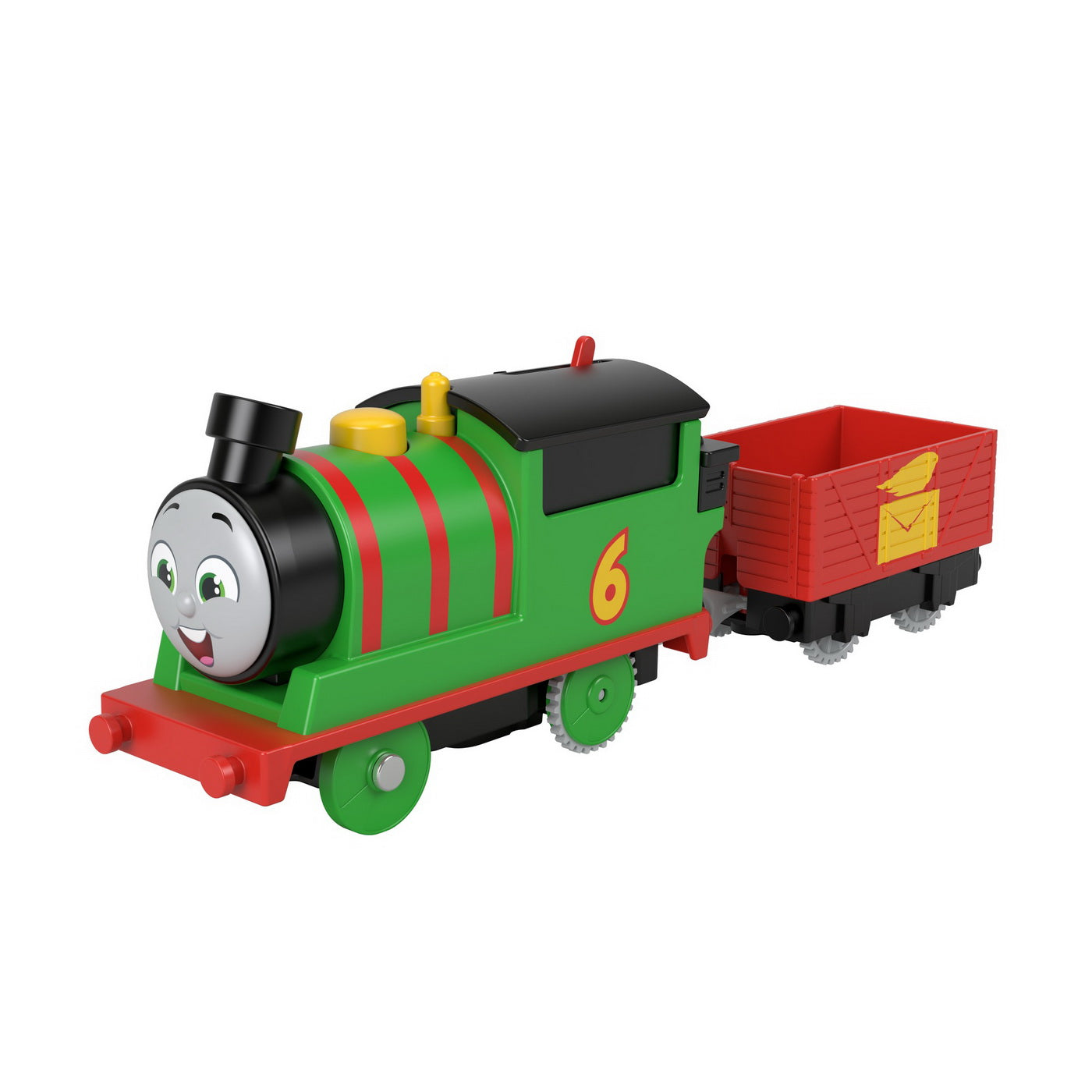 Thomas locomotiva motorizata percy cu vagon