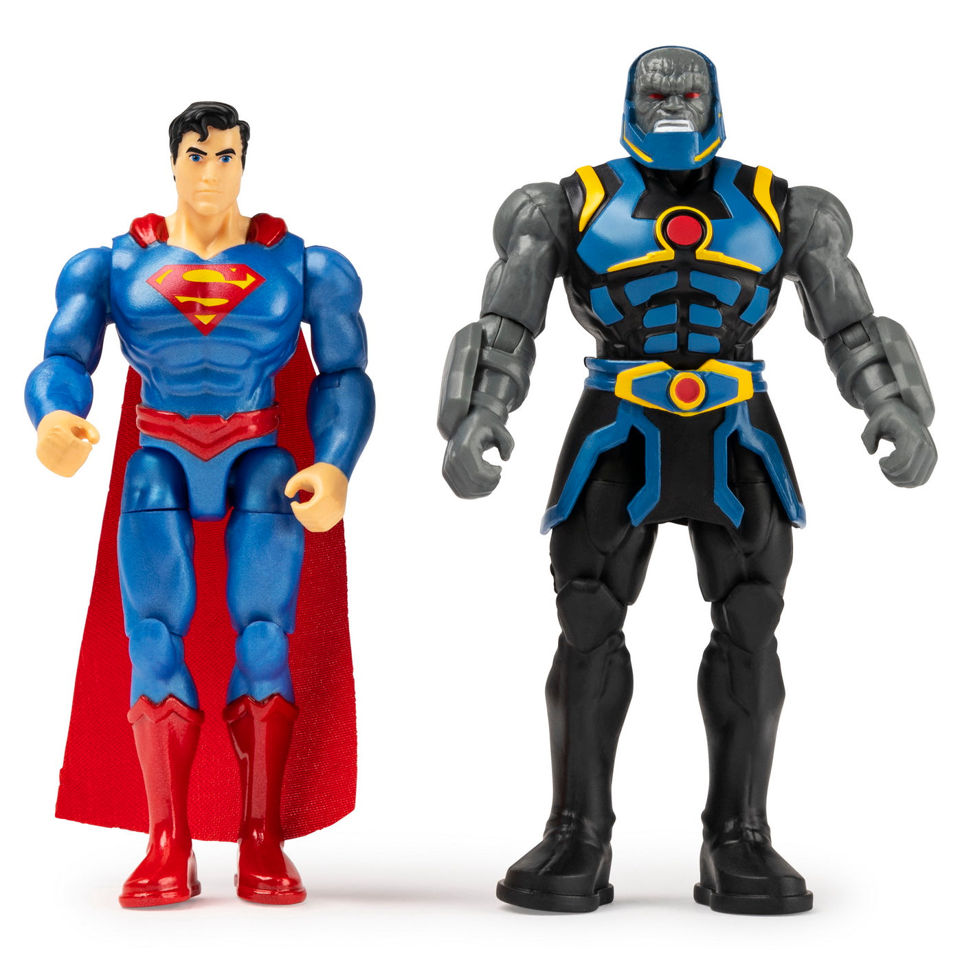 Set 2 figurine flexibile superman si darkseid cu 6 accesorii