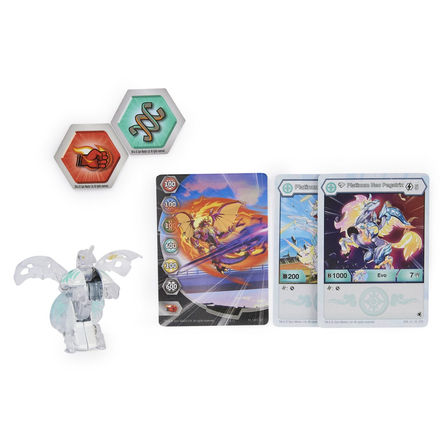 Bakugan s4 figurina metalica neo pegatrix