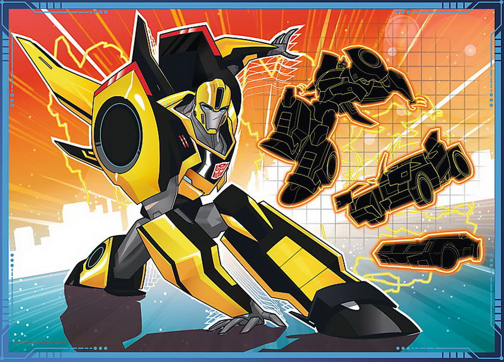 Puzzle trefl 4in1 transformers