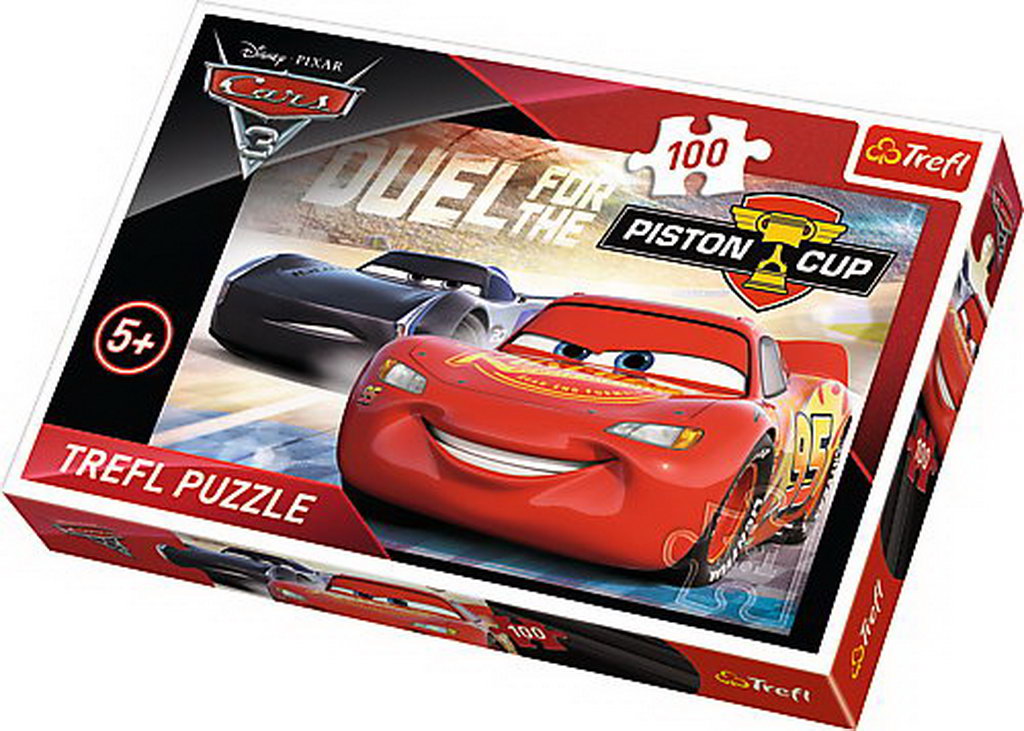 Puzzle trefl 100 cupa piston cars3