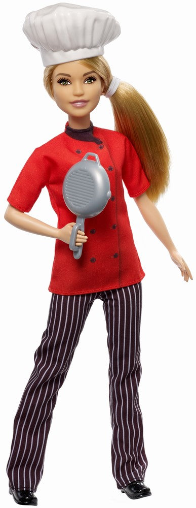 Papusa barbie cariere chef in bucatarie