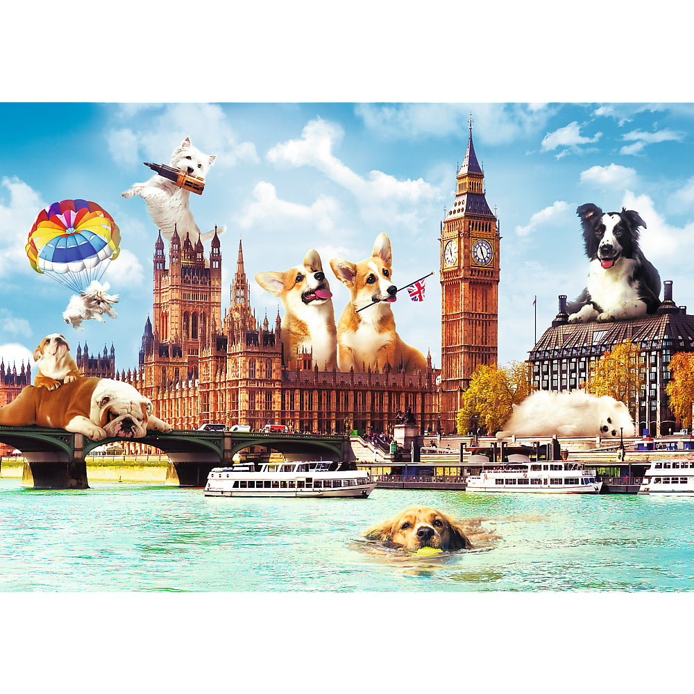 Puzzle trefl 1000 catelusi la londra