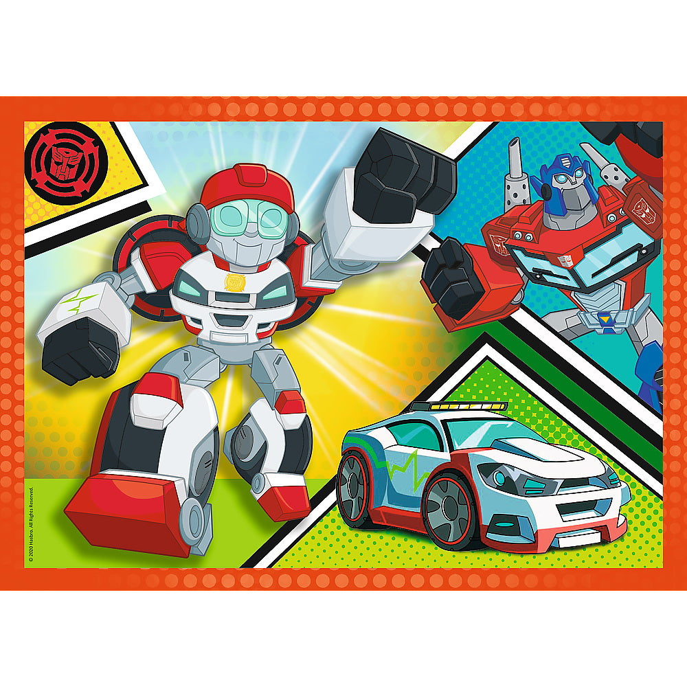 Puzzle trefl 4in1 academia robotilor transformers