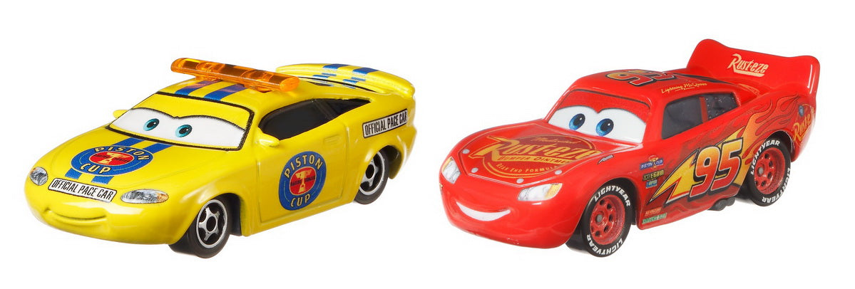 Cars3 set 2 masinute metalice charlie checker si mcqueen