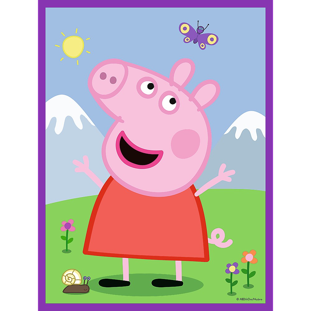 Puzzle trefl primo baby maxi 2x10 peppa pig